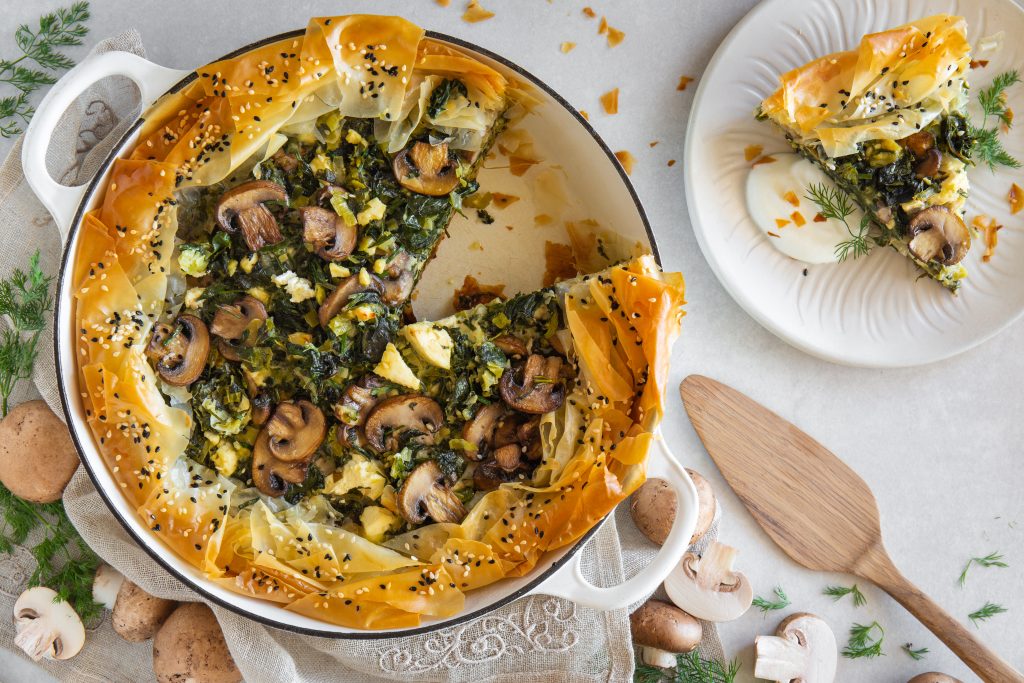 Mushroom Spanakopita Pie-2_Image Credit The South African Mushroom Farmers' Association