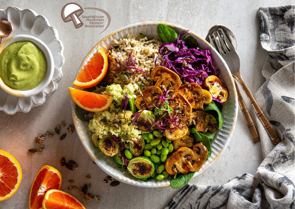 Mushroom Harvest Bowl_Image Credit The South African Mushroom Farmers' Association