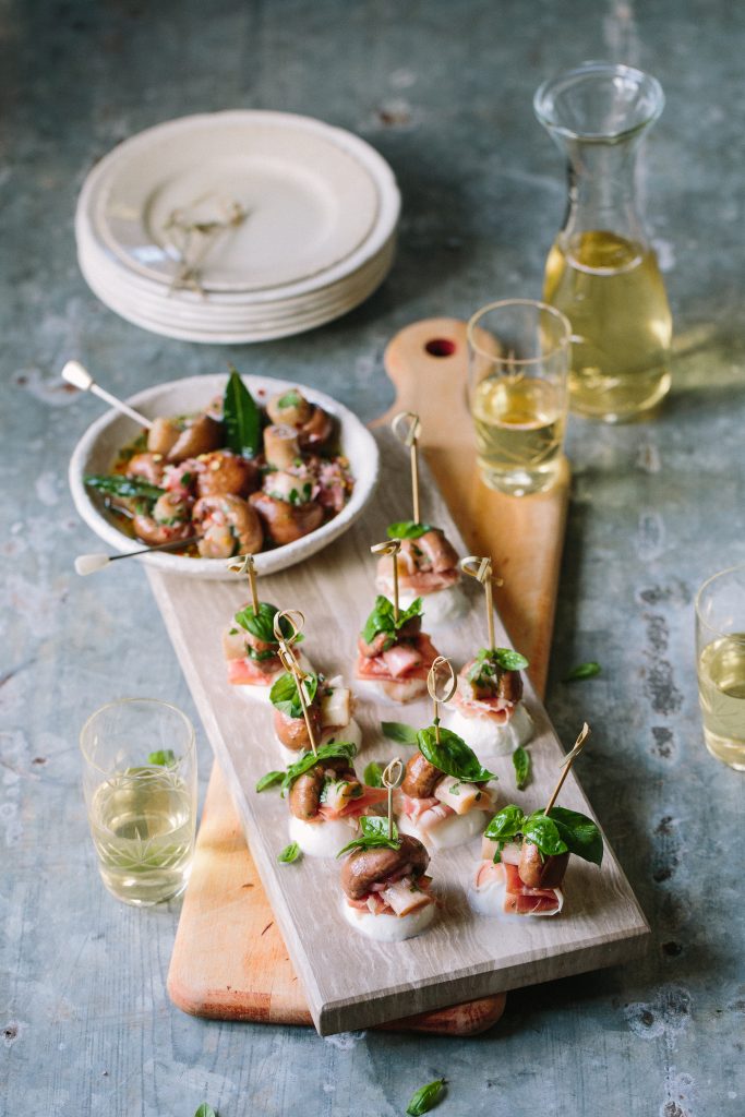 marinated mushroom stacks IMAGE CREDIT THE SOUTH AFRICAN MUSHROOM FARMERS' ASSOCIATION