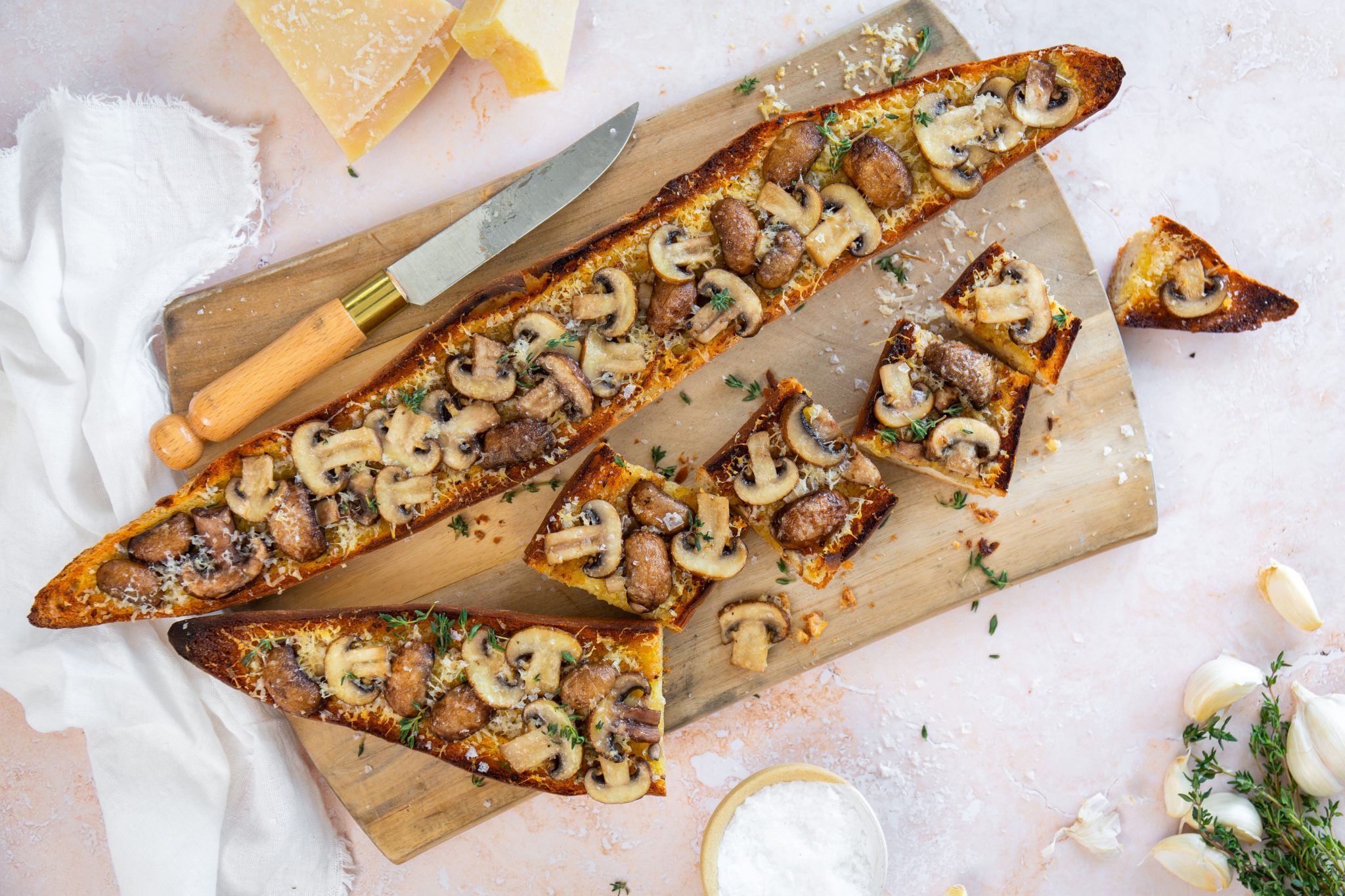 Mushroom Garlic Bread • Modern Mom SA